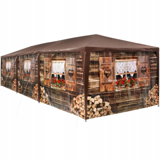 TecTake pavilón 8 stien 3 x 9 x 2,5 m